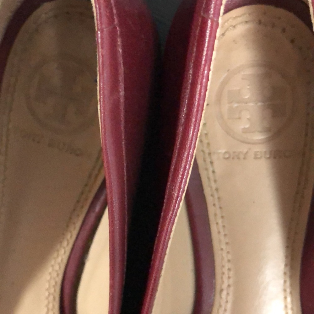Tory Burch Burgundy color shoes - Picture 7 of 9